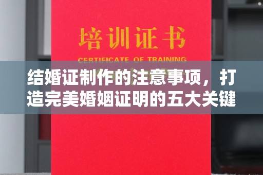 张店结婚证制作的注意事项，打造完美婚姻证明的五大关键点