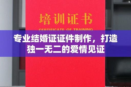 张店专业结婚证证件制作，打造独一无二的爱情见证